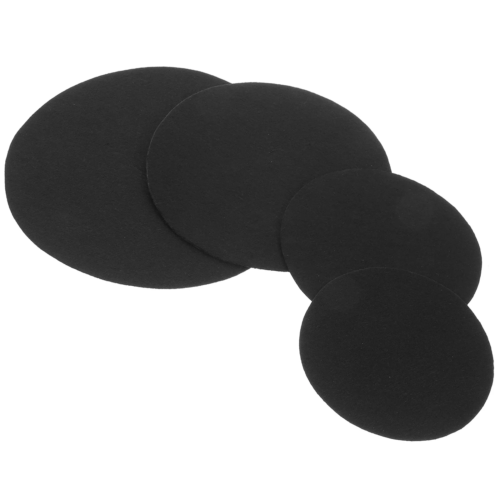 40pcs Flower Pot Bottom Pad Non-Woven Fabric Round Drainage Gasket For Plant Saucer Bonsai Mat Planter Base Cushion Garden