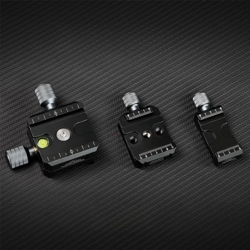 

Universal Quick Release Board Durable Aluminum Alloy Bidirectional Clamp Seat Adapter Screw Home Camera Tripod Base Accessories