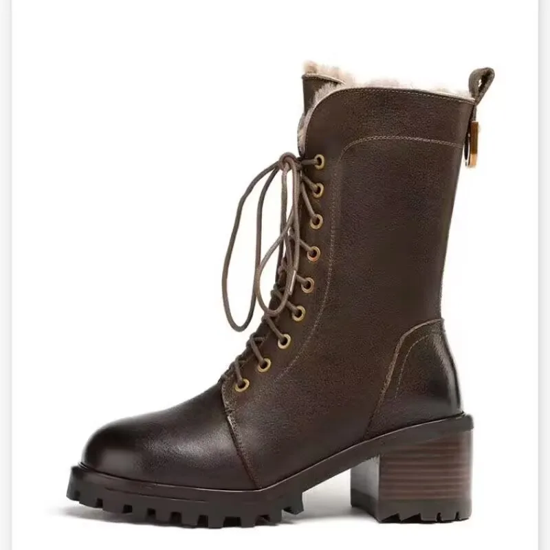 

Женские ботинки, новинка 2024, зимние плюшевые теплые полусапожки, женские удобные хлопковые ботинки, женские нескользящие утепленные ботинки в британском стиле, размеры 35-41