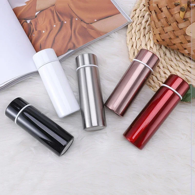 Mini Thermos Bottle Vacuum Flasks Cup Small Coffee Travel Mug 120ml Capacity Portable Stainless Steel Drink Water Bottle Thermos