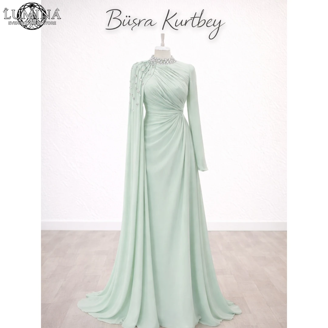 

Lumina Custom Made Women's Wedding Party Attire Fishtail Skirt Evening Dresses Wedding Guest Dress Woman Dresses Elegant Slit