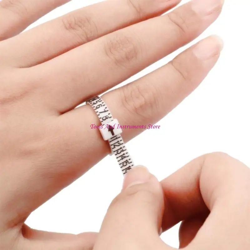 Strumento dimensionamento anello bobina Uksize US Misurazioni dimensioni Ring Sizer Accessorio inserto C7AC