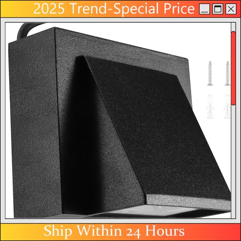 

AA64 5W Modern LED Wall Light Outdoor Waterproof Wall Lamp Perfect For Corridor Courtyard Gate Terrace Balcony Garden