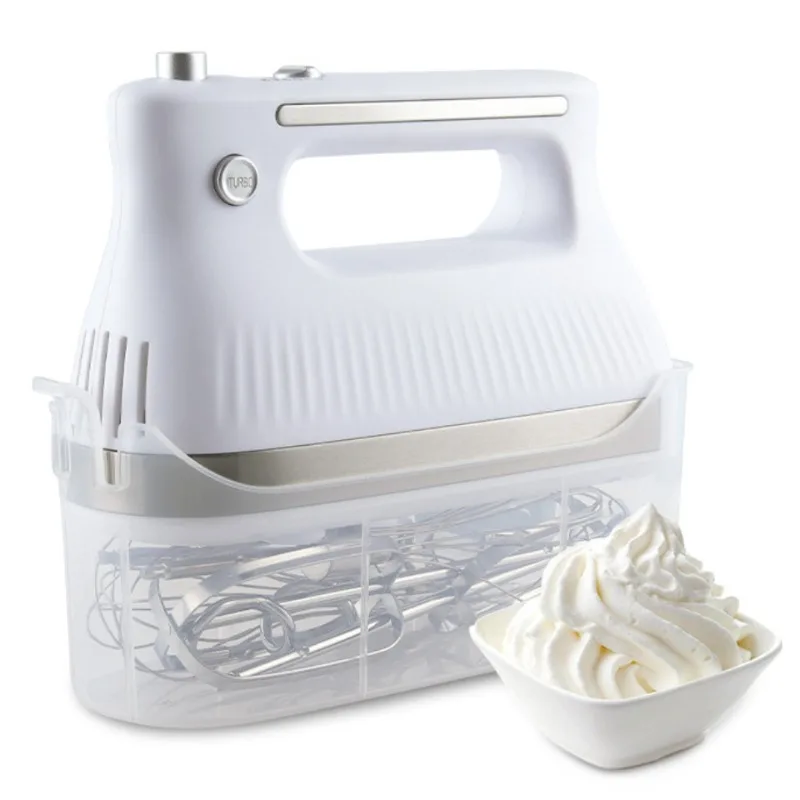 Portable Lightweight Kitchen Mixer for Cooking and Baking Cakes Eggs and Dough Hand Mixer