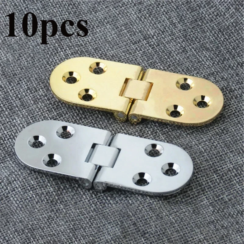 10PCS Hinge Flat Folding Self-supporting Folding Cabinet Door Wooden Table Home Hardware Decoration Cabinet Tools