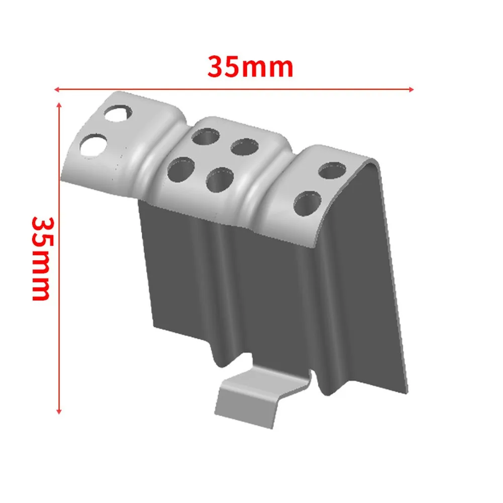 Solar Module Water Guidance Clips Stainless Steel for 3040mm Frame Pv Modules 20pcs Efficient Rainwater Cleaning