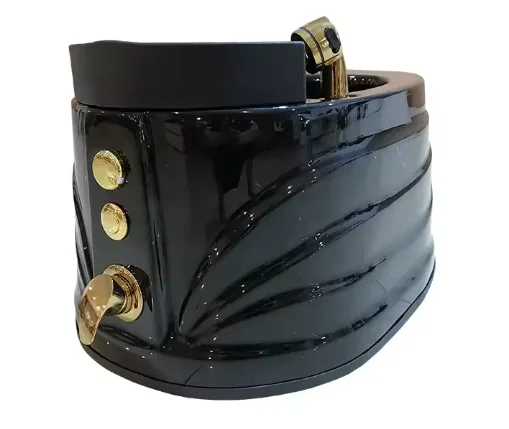 

Luxury Pedicure Chair with Spa Foot Bath Basin Features Massage Function