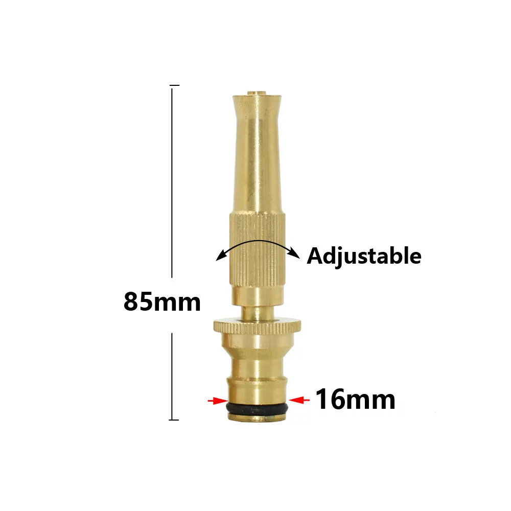 

Латунные шланговые распылители, медные насадки высокого давления, водяные пистолеты для мойки автомобилей и орошения сада, регулируемые для полива растений