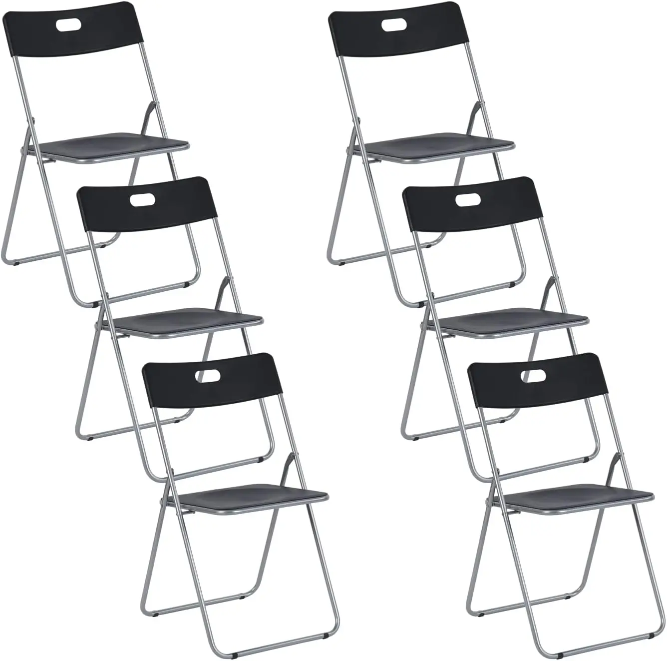 

Foldable Portable Folding Chairs, Waiting Room Chairs For Home Office Living Meeting Reception Room Party Poker Stackable