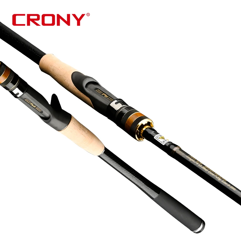 CRONY Master Collection Serie Carbon Fiber Butt Fuji Titanium Frame SIC Ring Guide Fast Action Long Casting Rod Pike Zander Rod