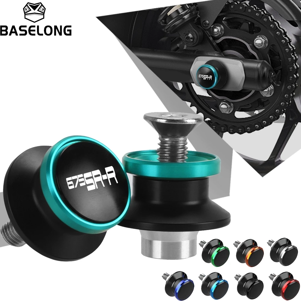 For CFMOTO 675SR-R 675SRR 675 SRR 675 SR R 2024 2025 2026 10MM Motorcycles Accessories Swingarm Spools Rear Stands Screws Slider