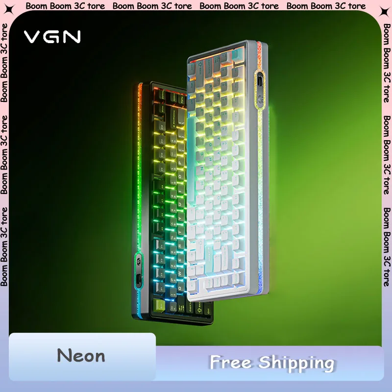 

VGN Neon Magnetic Switch Keyboard Tri Mode Wireless 8000Hz 0.005mmRT Gaming Mechanical Keyboard PC Gamer Accessories Gifts