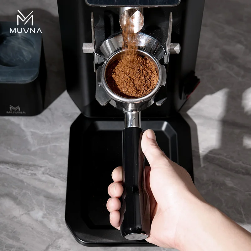 MUVNA Espresso ABS Bottomless Portafilter, Bottomless Naked Portafilter with Filter Basket, Fits Breville/Nuova/Delonghi/E61