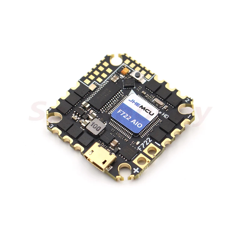 NEW JHEMCU GHF722AIO HD DJI 40A  AIO Flight Controller integrated 4in1 40A BLheli_S 2~6S ESC For RC FPV Cinewhoop Drone Diy Part