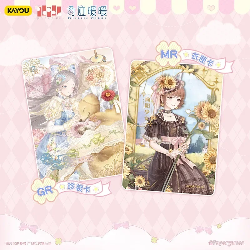 KAYOU Genuine Miracle Nikki Cards Versatile Star Thousand Painting Pack Dress UP Series Cute Girl Anime Collection Cards Toys