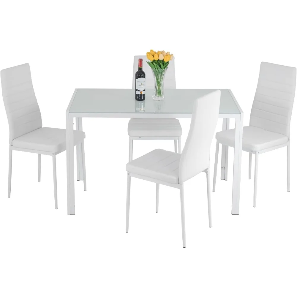 

Dining Room Table Set for Small Spaces Kitchen Table and Chairs for 4 Table with Chairs Home Furniture