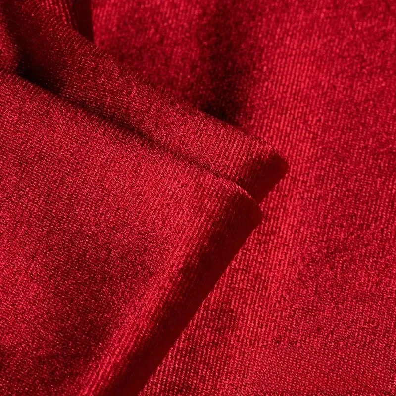 

Однотонная бархатная ткань, глянцевая четырехсторонняя эластичная драпировка для торжественного платья, широкие брюки, украшение для дома