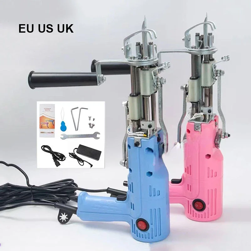 f220V/110V Tufting Gun 2 in 1 Loop Pile Cut Pile Rug Gun Carpet Machine Starter Kit Electric Carpet Tufting Kit Rug Making Tools