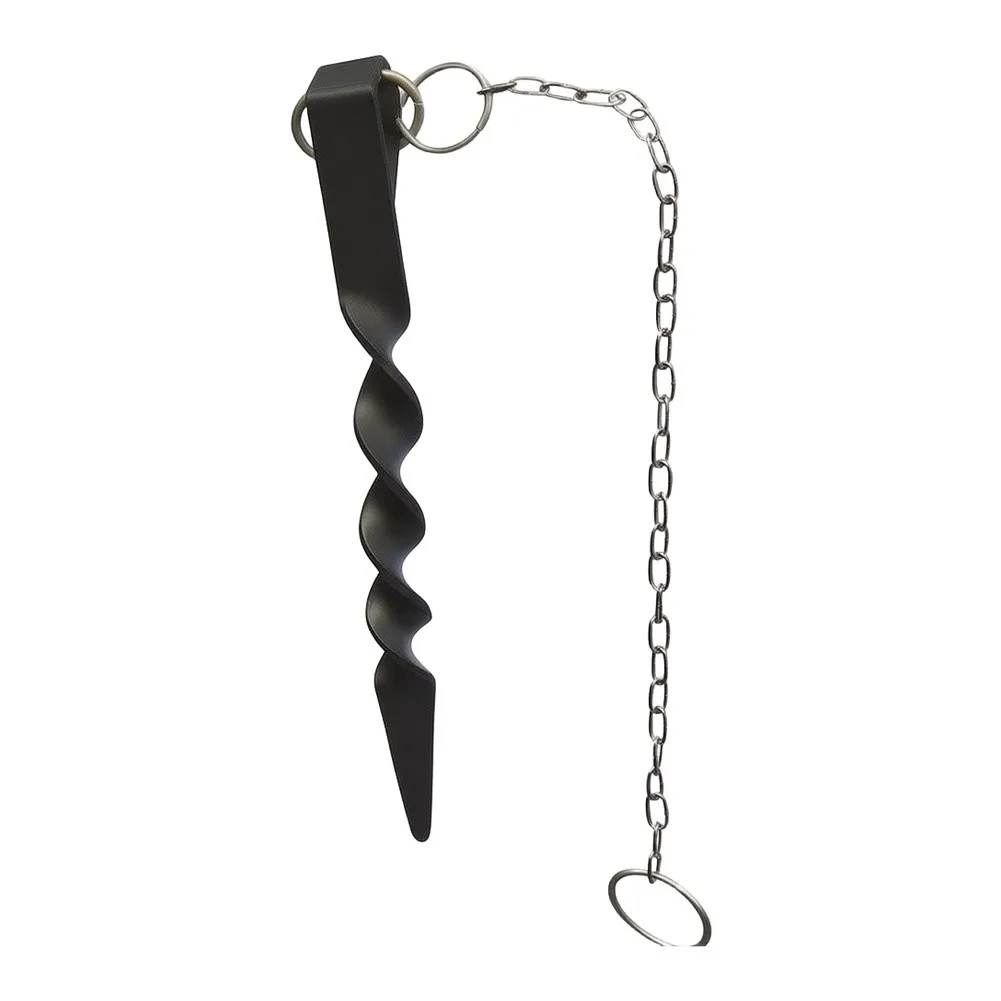 Rain Chain Positioning Stake Iron For garden Drainage Fixer for Outdoor Gutter Integration and Rain Chain Mounting Support