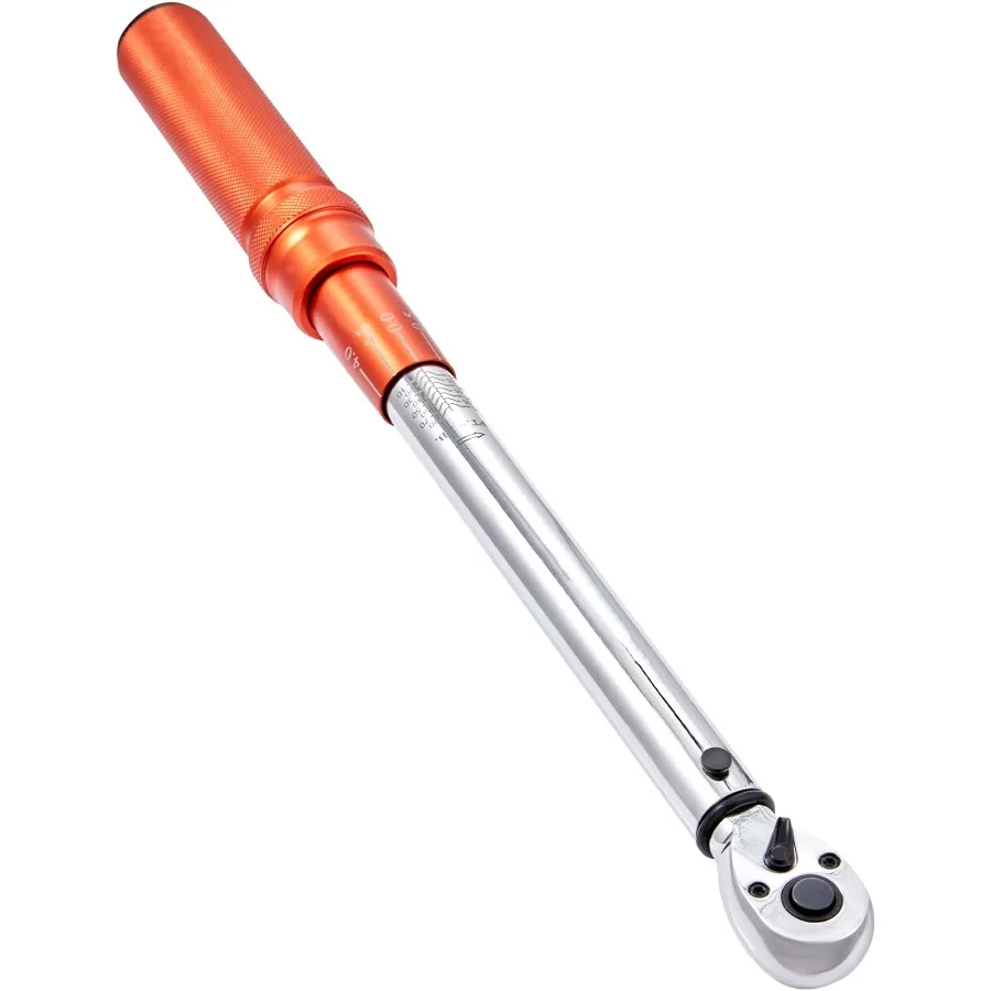 

Torque Wrench with 3/8-inch Drive Click Mechanism for Precise Fastening in Automotive Repair and Industrial Maintenance Adjusta