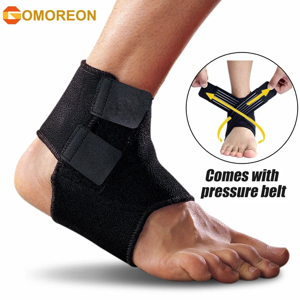 

Breathable Ankle Brace for Sprained Ankle, Stabilize Ligaments, Prevent Re-Injury, Adjustable Ankle Support Wrap for Men/Women