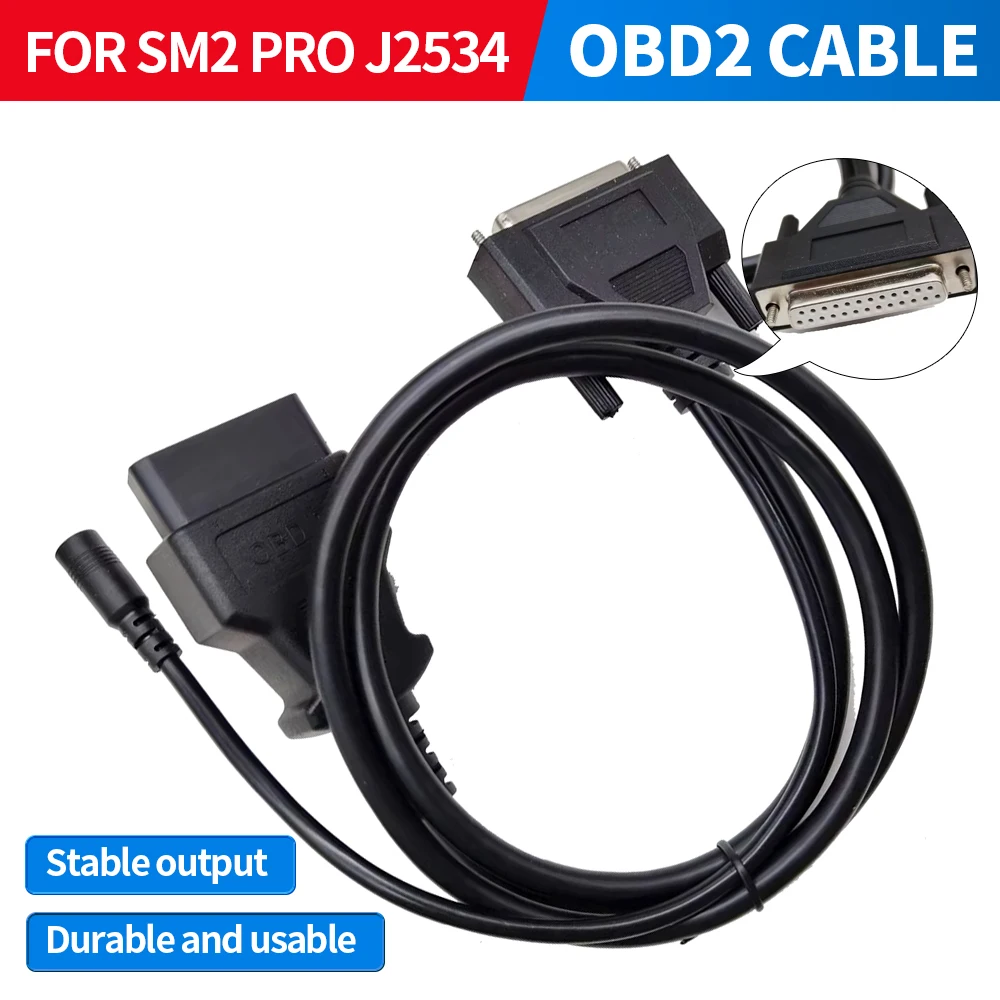 s-m2-pro-j2534-obd2メインラインケーブル（全車種対応、耐久性のある伝送、ecuプログラマー、自動車診断ツール）