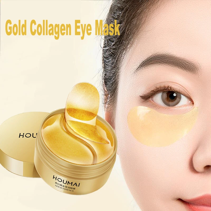 

Skincare Products 24K Gold Hyaluronic Acid Eye Mask Remove Dark Eye Circles Collagen Eye Patches Korean Face Care Product NEW