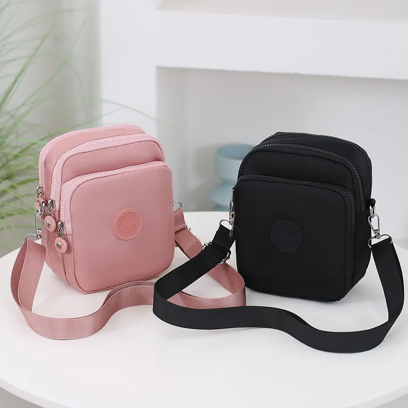 Women's shoulder crossbody bag, commuter bag, outdoor casual fashion, water-repellent mobile phone bag, coin purse