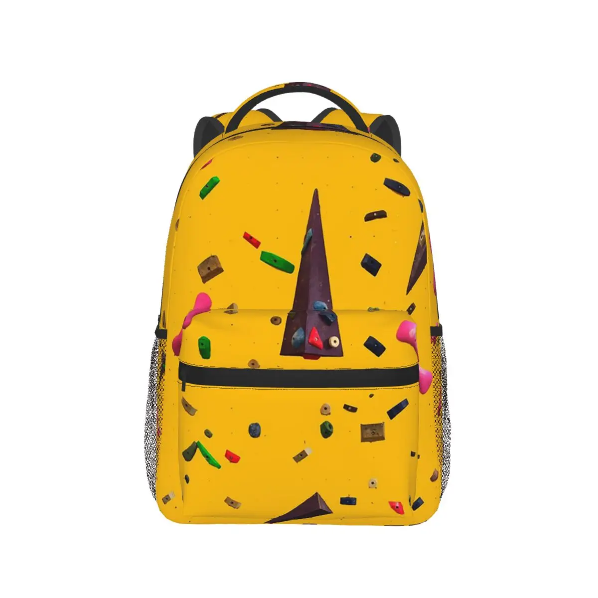

Colorful Bouldering Holds Abstract - Magpie Springs Backpack Hot Sale Daypack Boys Girls BookBag School Bag Shoulder Bags