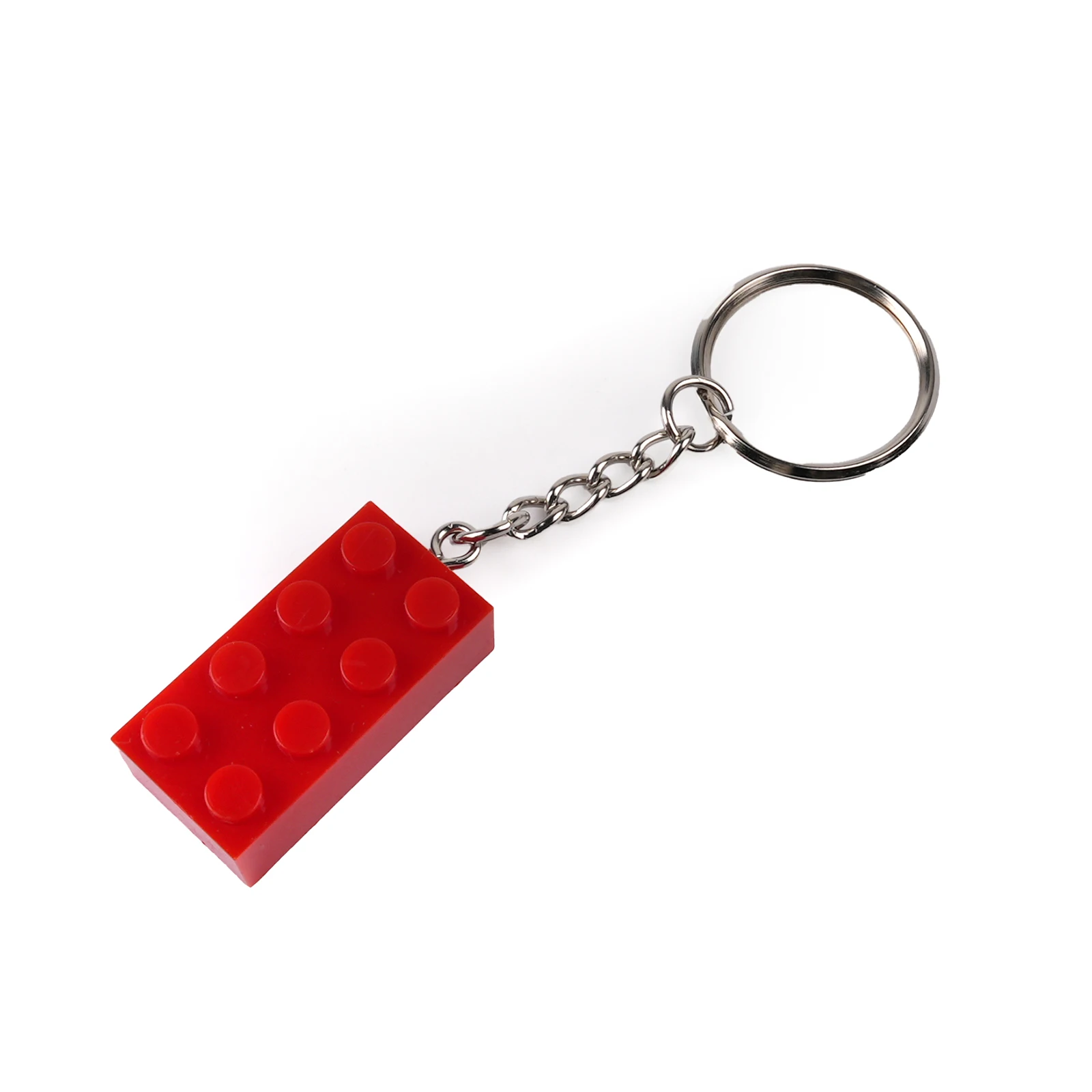 Breloczek Klocki Małe Cząsteczki Kreatywny Pierścień do Zawieszania Brelok MOC 2×4 3001 Płytki Klocków Zabawki DIY dla Dzieci Prezenty