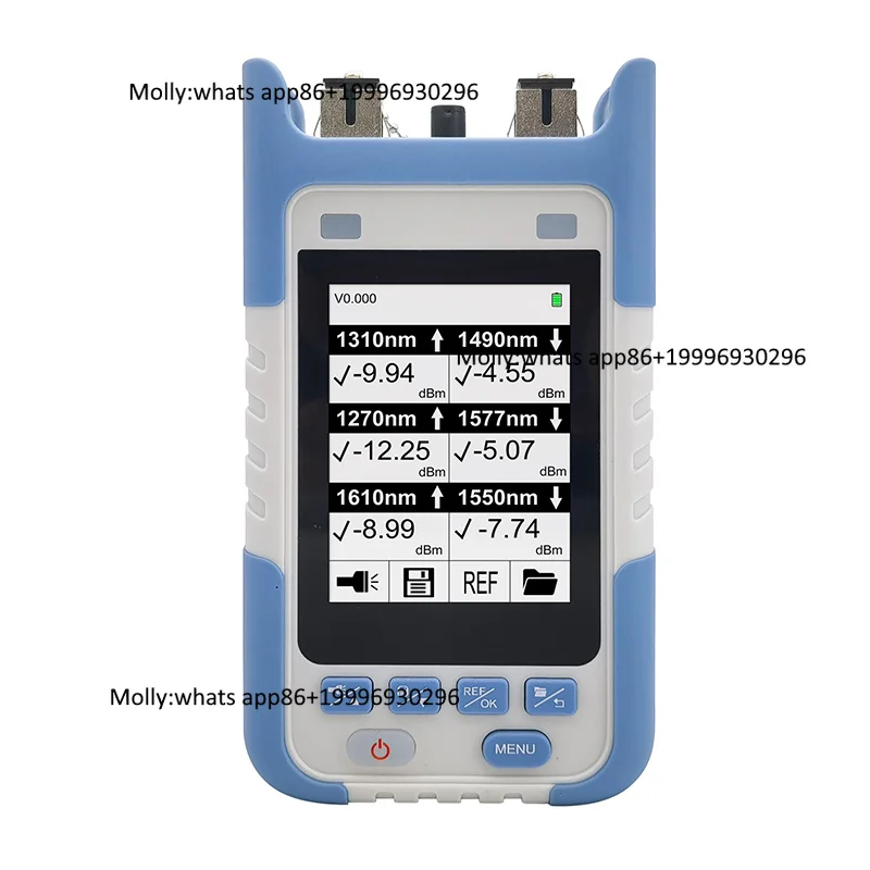 10G PON 1310/1490/1550/1270/1577/1610nm Optical Fiber PON Power Meter FTTH Fiber Cable Tester
