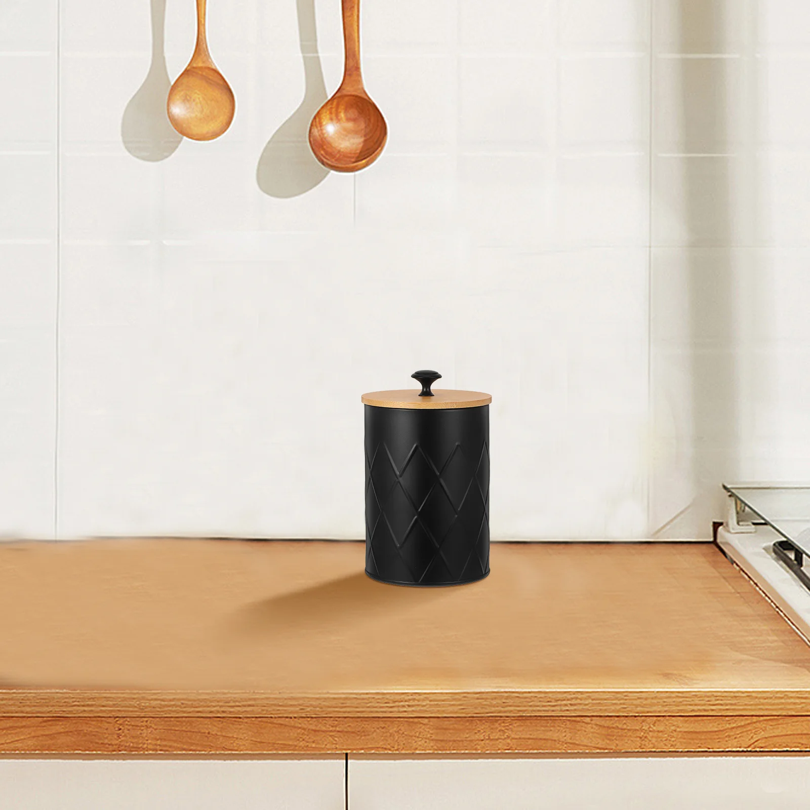 

Coffee Bean Storage Canister Airtight Metal Kitchen Jars For Tea Sugar Flour Grain Dry Food Organizer Pantry Container Set