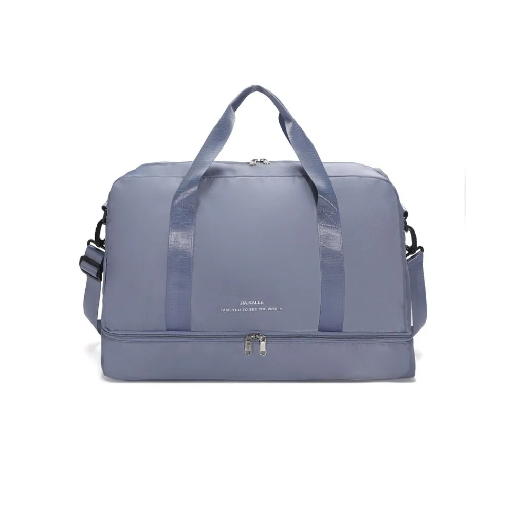 

Расширяемая дорожная спортивная сумка через плечо, водонепроницаемая женская сумка для фитнеса, большая вместительная прочная дорожная сумка для багажа