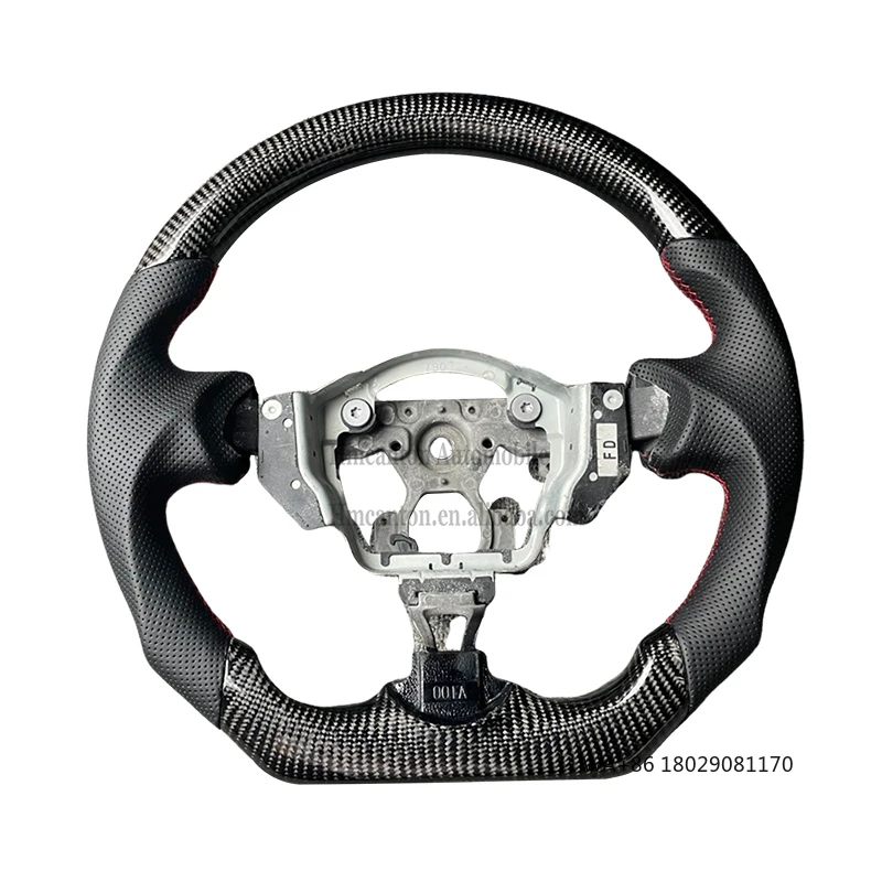 

High Quality Modification Perforated Leather Carbon Fiber for Infiniti FX35 Steering Wheel for Nissan Sylphy Steering Wheel