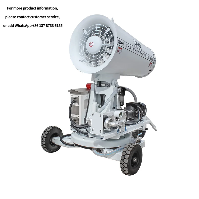Brand New 360-Degree Fully Automatic Remote Three-Wheeled Mobile Fog Cannon Mist Spray Machine
