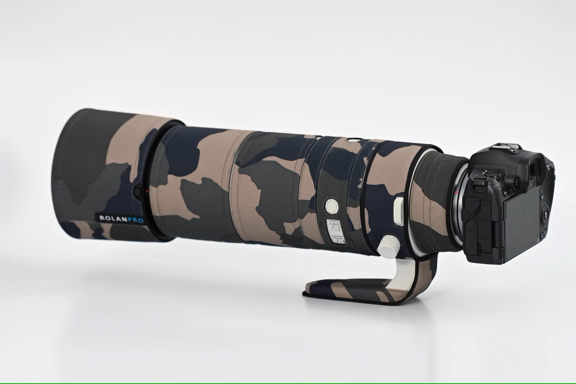 ROLANPRO Waterproof Lens Coat for Canon RF 200-800mm F6.3-9 IS USM Camouflage Lens Cover rf 200800mm Guns Protective Case