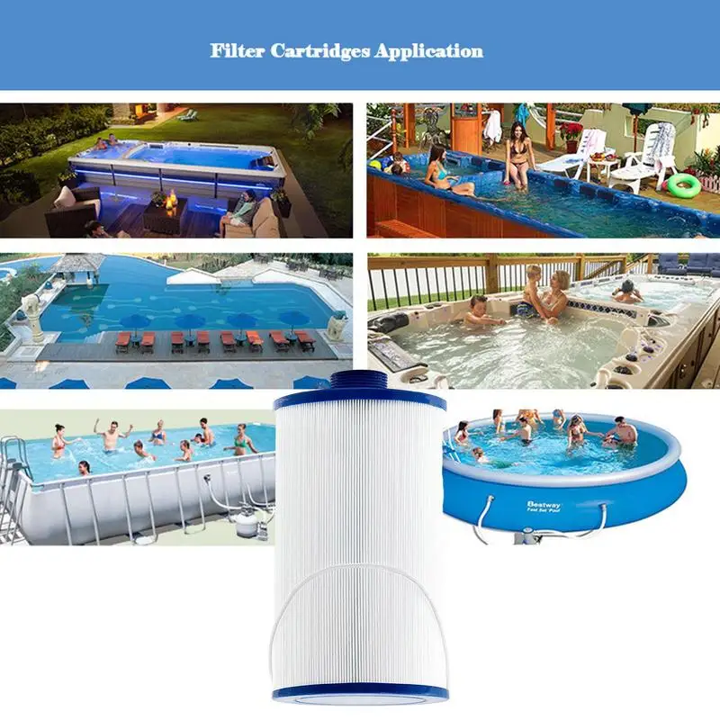 Pool Filters Cartridges Spa Filters Hot Tub Cartridge Swimming Pool Pump Filter Cartridge Compatible with Model FC-2402 Hot Tub