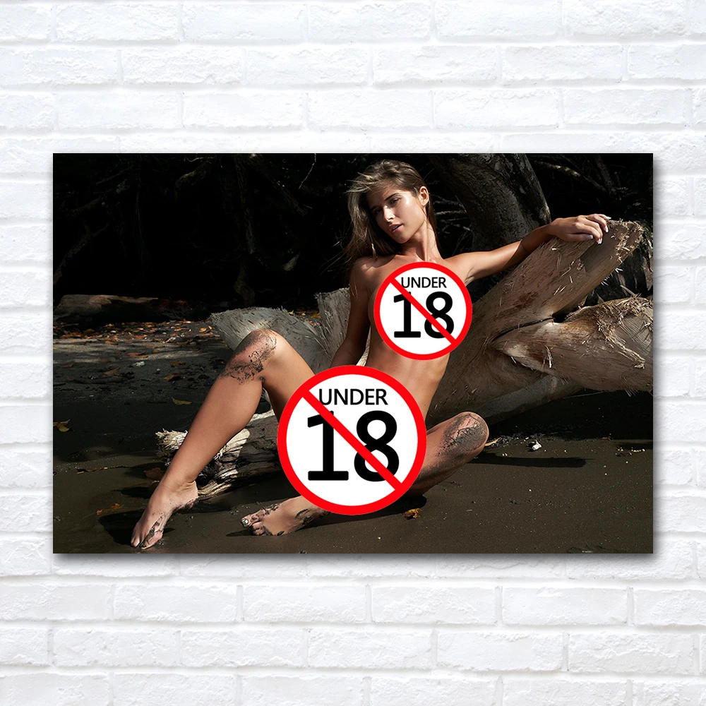 Aldult Nakeds Model Sexy Girl Pussy Erotic Picture Wall Art Posters and Prints Canvas Painting For Home Living Room Decor