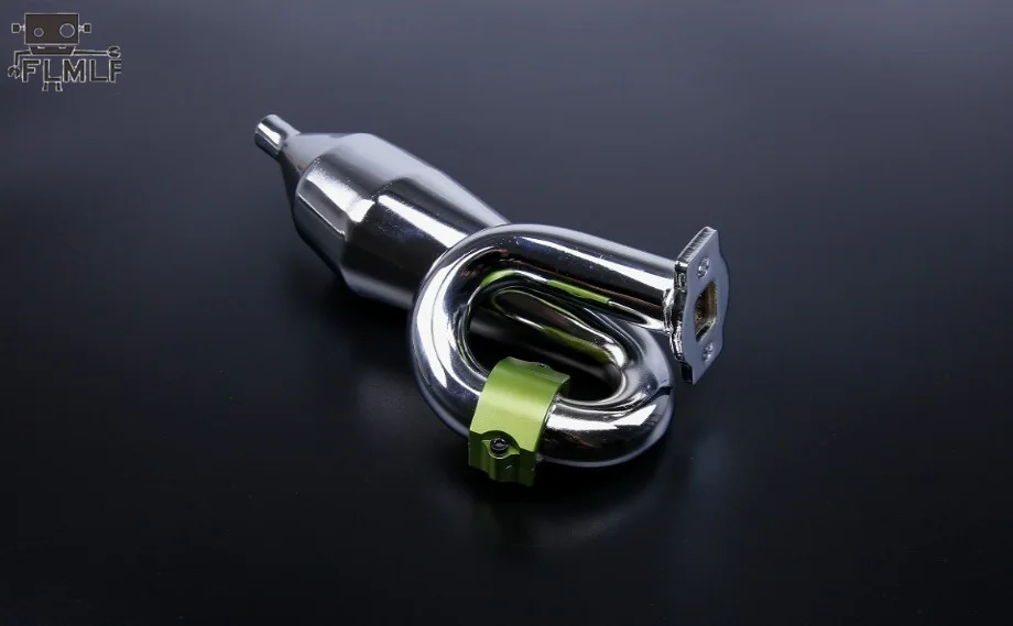 CNC 金属クランプの排気管 1/5 HPI ROVAN KINGMOTOR ROFUN BAJA 5B 5T 5SC rc カー部品