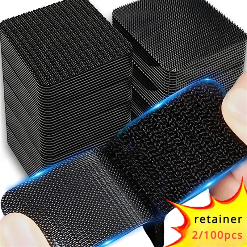 10 pezzi di adesivo per fissaggio di tappeti resistenti tappetino per uso domestico nastro antiscivolo biadesivo adesivo per moquette per auto ad alta adesività