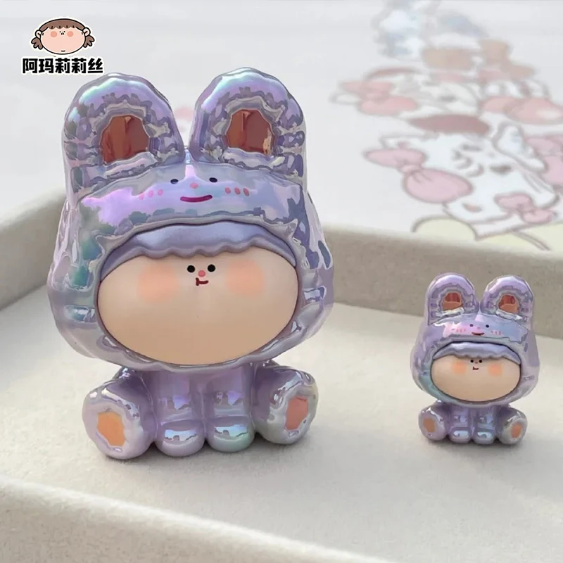 AMLLS Rabbit Hand Made Series Hanging Cards Cute Anime Action Figure Limited Edition Elevator Trendy Toys Designer Doll Gifts