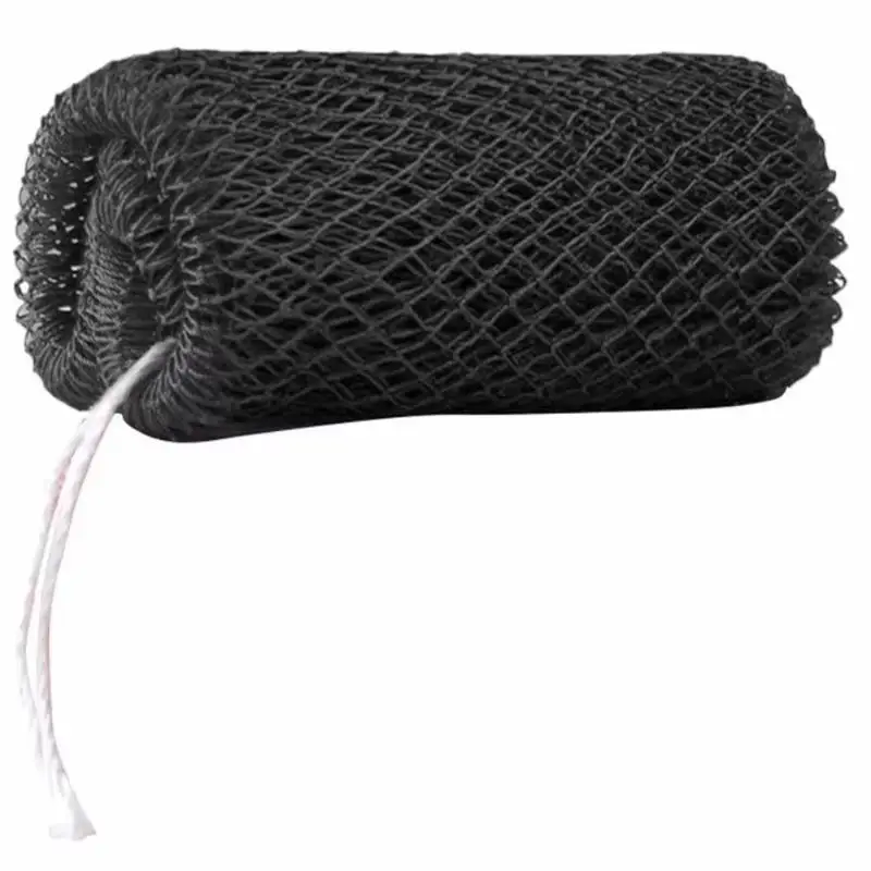 Easy Hanging Body Scrubber Bath Sponge with Cord Reusable Exfoliating Tool for Home Daily Bathing Skin Care