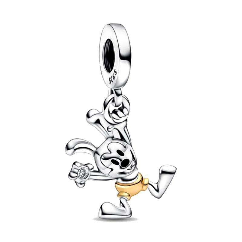 2024 New Disney Donald Duck Minnie Charm jewelry Beads Fit Pandora 925 Original Bracelets Necklace Womens Fine DIY Jewelry Gifts