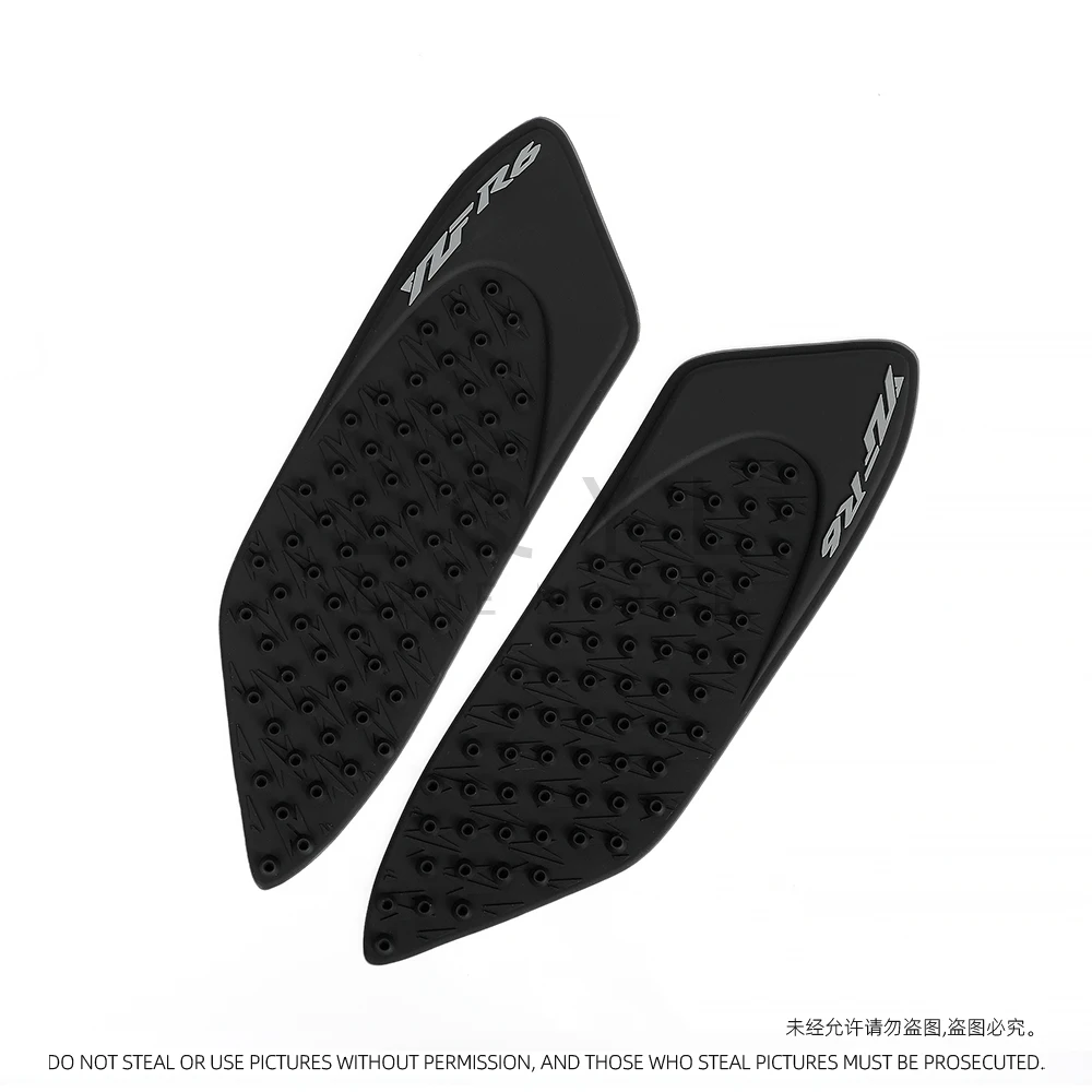 

Motorcycle Tank Pad Protector Sticker Decal Gas Knee Grip Tank Traction Pad Side For Yamaha YZF R6 2006 2007 YZF-R6 2006-2007