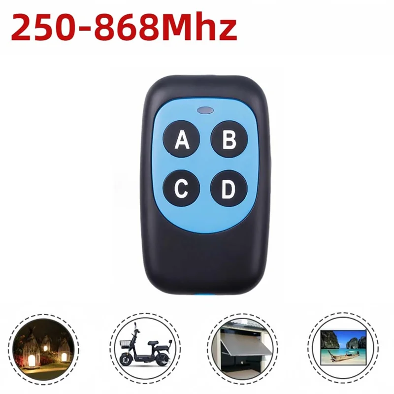 SQPP-250-868Mhz متعدد التردد للتحكم عن بعد 250-868Mhz العالمي فتحت باب المرآب الناسخ الأصفر