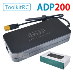 出力アダプターxt60付き充電器電源ToolKitRC-ADP200,rc用,gt,hoptrc,skyrc,chargers,dc19.5 v,10.3a,200w,4a