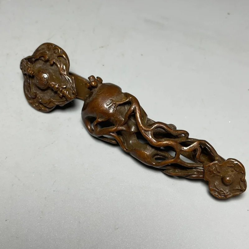 Antique Wholesale Ginseng Life Ruyi Old Wrapped Pulp Large and Small Sizes Study Chinese Household Creative Decorations Ornament