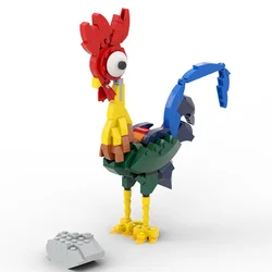 266PCS MOC Moanaed Animal Series Building Blocks Assembly Animal Model Creative Animal Ornaments Bricks Toys Holiday Gifts
