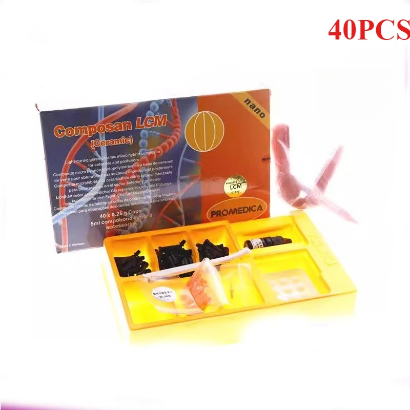 Dental Materials Meika Porcelain Powder Resin Set Photocuring Highly Adaptable Dental Defect Repair Improvement Tooth Color Tool