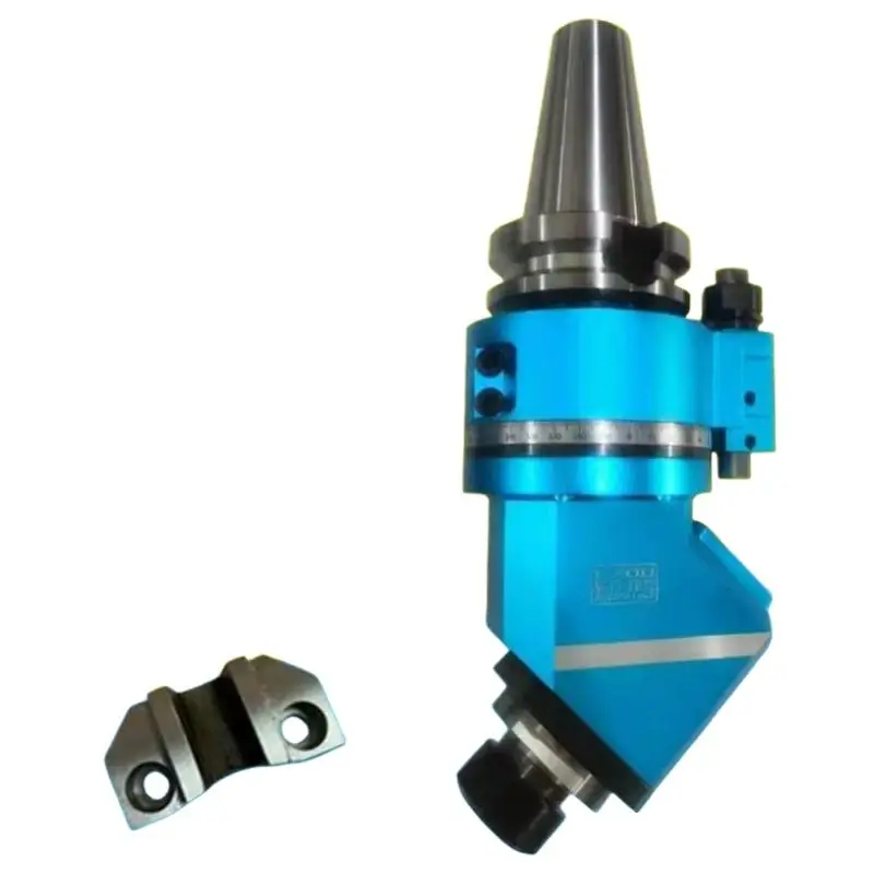 CNC Angle Milling Head 45 Degree Angle Head BT40 BT50 Tilting Angle Head Side Milling Shank